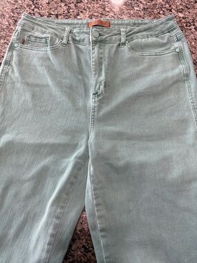 Judy Blue Sage Green Jeans - High Waist
